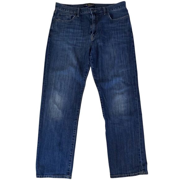 Lucky Brand 429 Classic Straight Jeans Men’s Size 36x32 Blue Stretch - Picture 1 of 10
